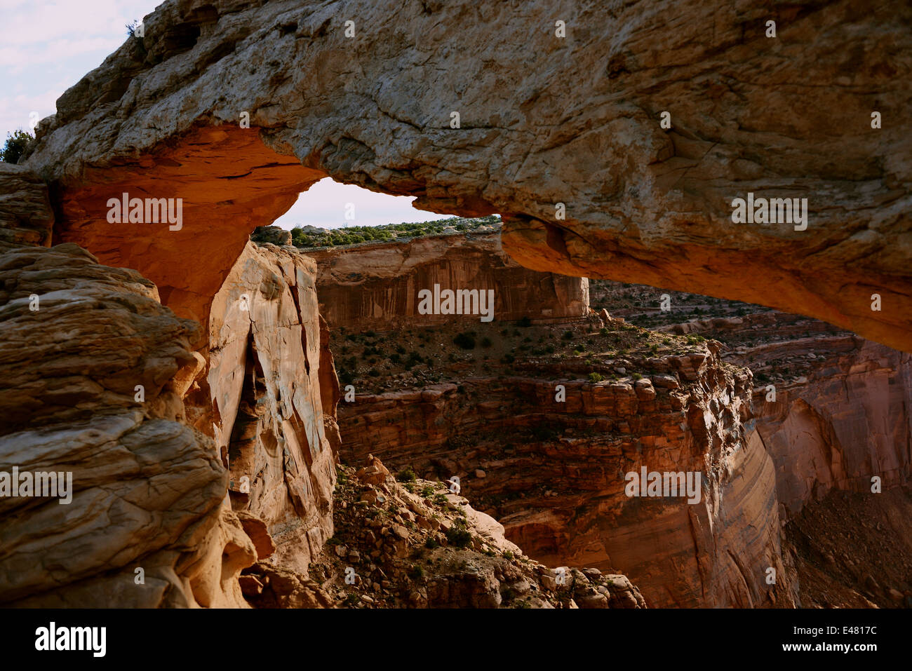 Mesa Arch Moab Stockfoto