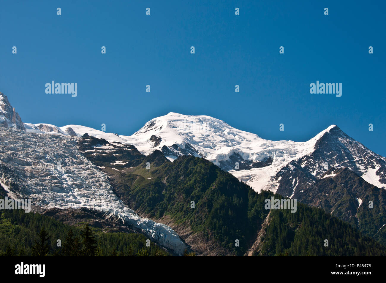 Chamonix-Mont-Blanc-Haute Savoie Rhone-Alpen-Frankreich Stockfoto