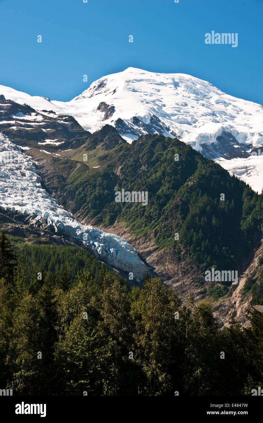 Chamonix-Mont-Blanc-Haute Savoie Rhone-Alpen-Frankreich Stockfoto
