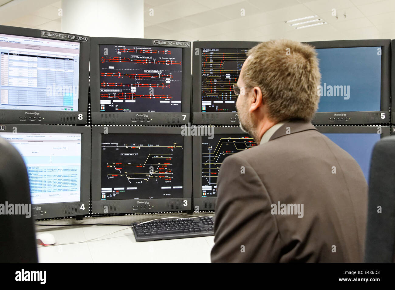 Siemens Mobility-Werk in Berlin-Treptow Stockfoto