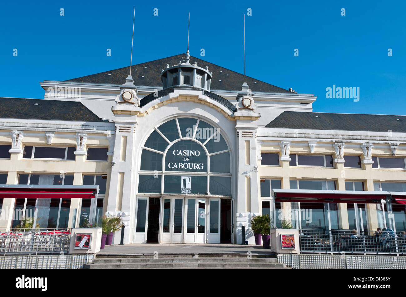 Kasino Cabourg Normandie Frankreich Stockfoto