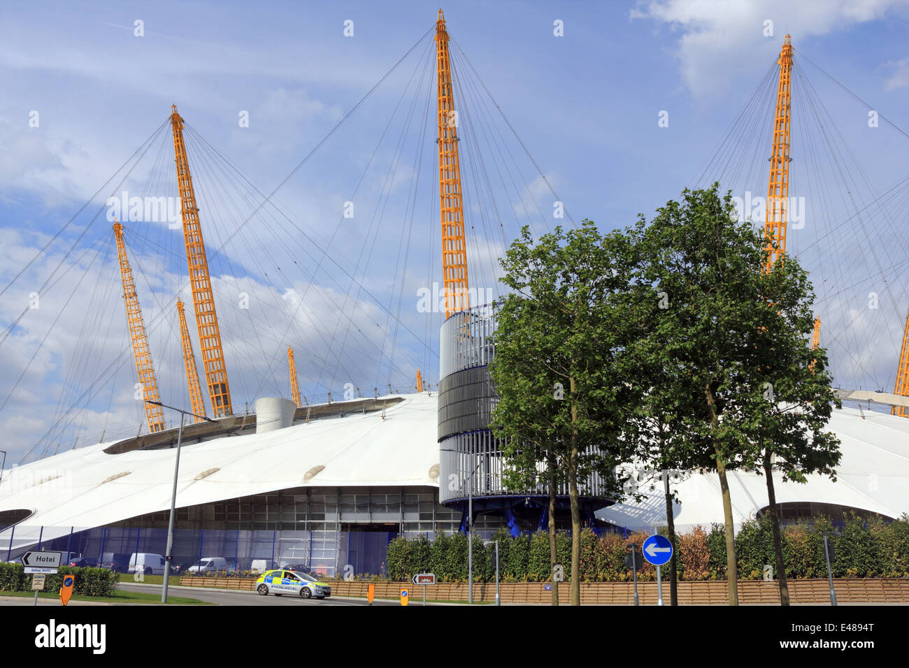 Die O2 Dome North Greenwich, London, England, UK. Stockfoto