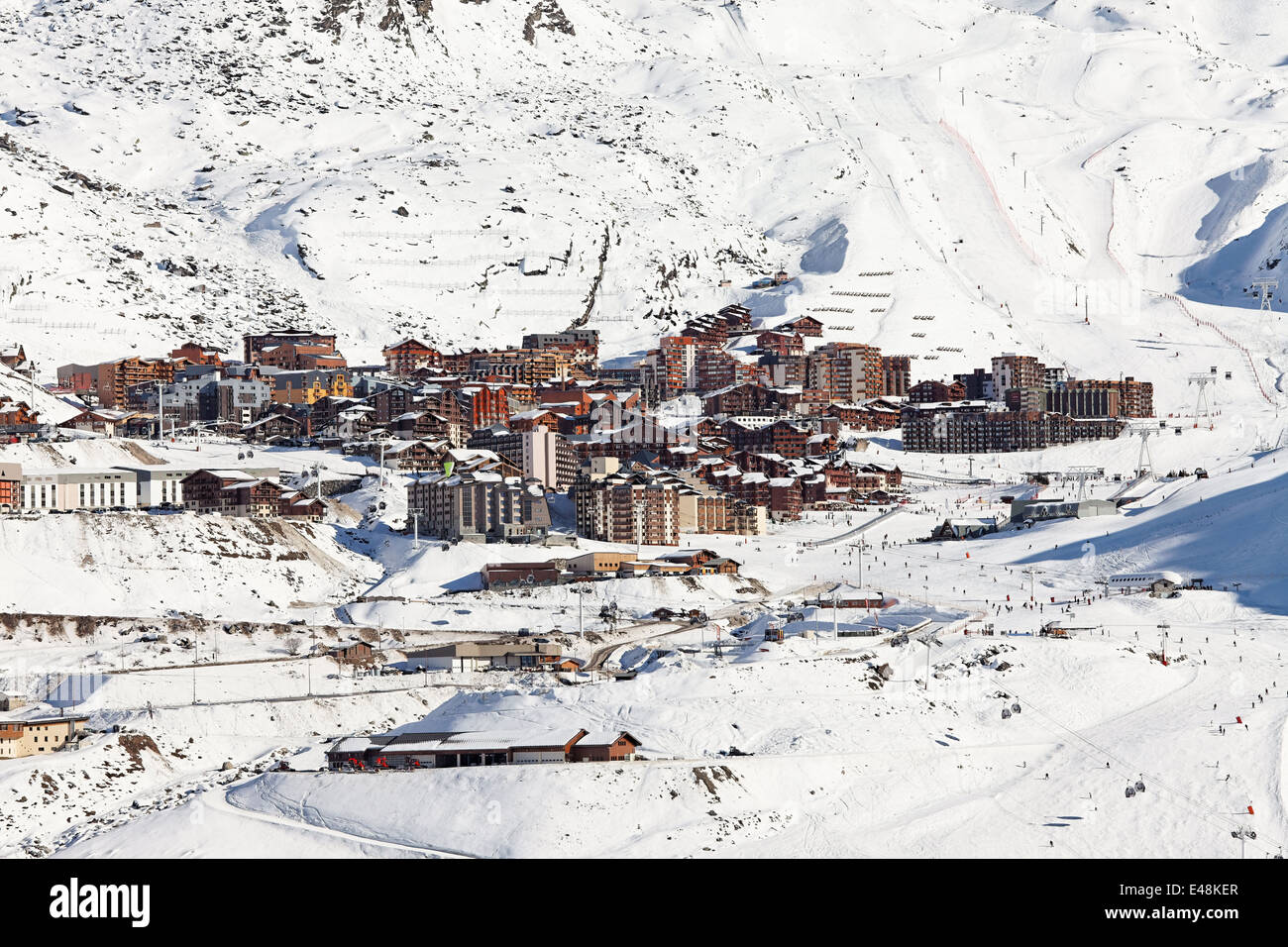 Val Thorens Stockfoto