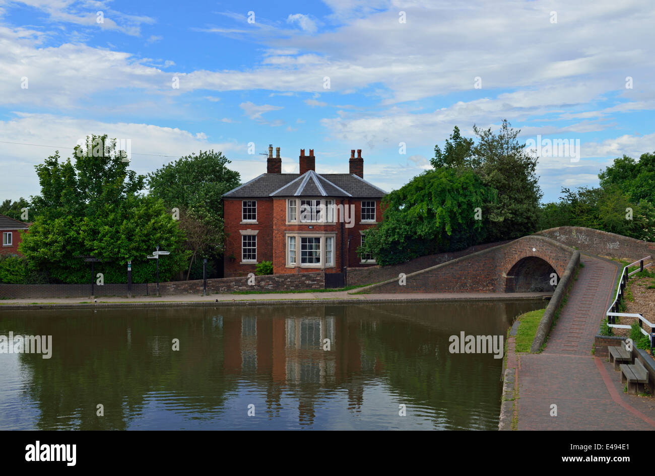 Fazeley Junction, Warwickshire, West Midlands, Vereinigtes Königreich Stockfoto