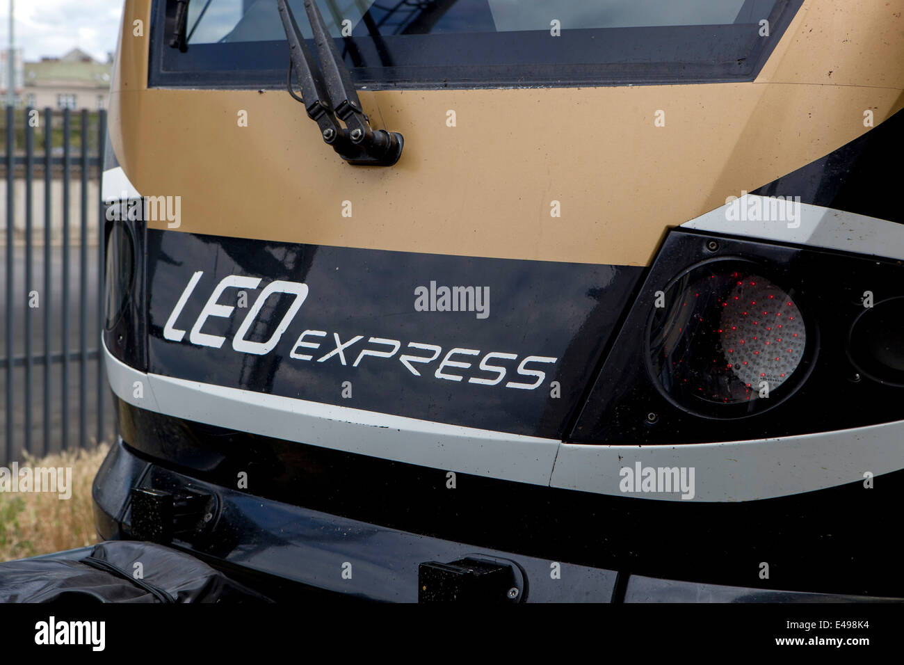 Leo Express Zug Stockfoto