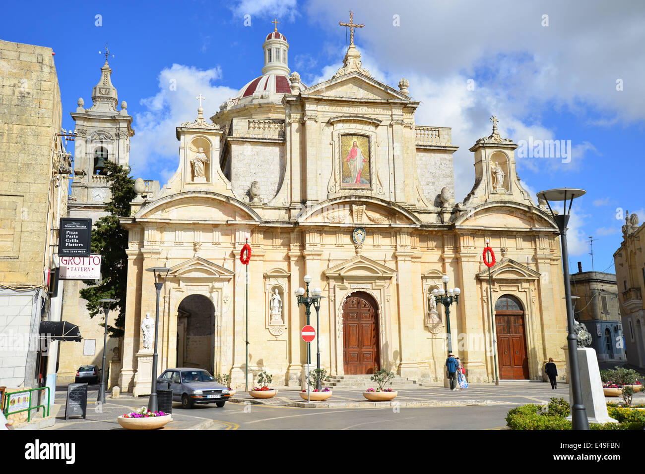 Kirche St. Paul, Rabat (Ir-Rabat), Western District, Malta Majjistral Region, Republik Malta Stockfoto