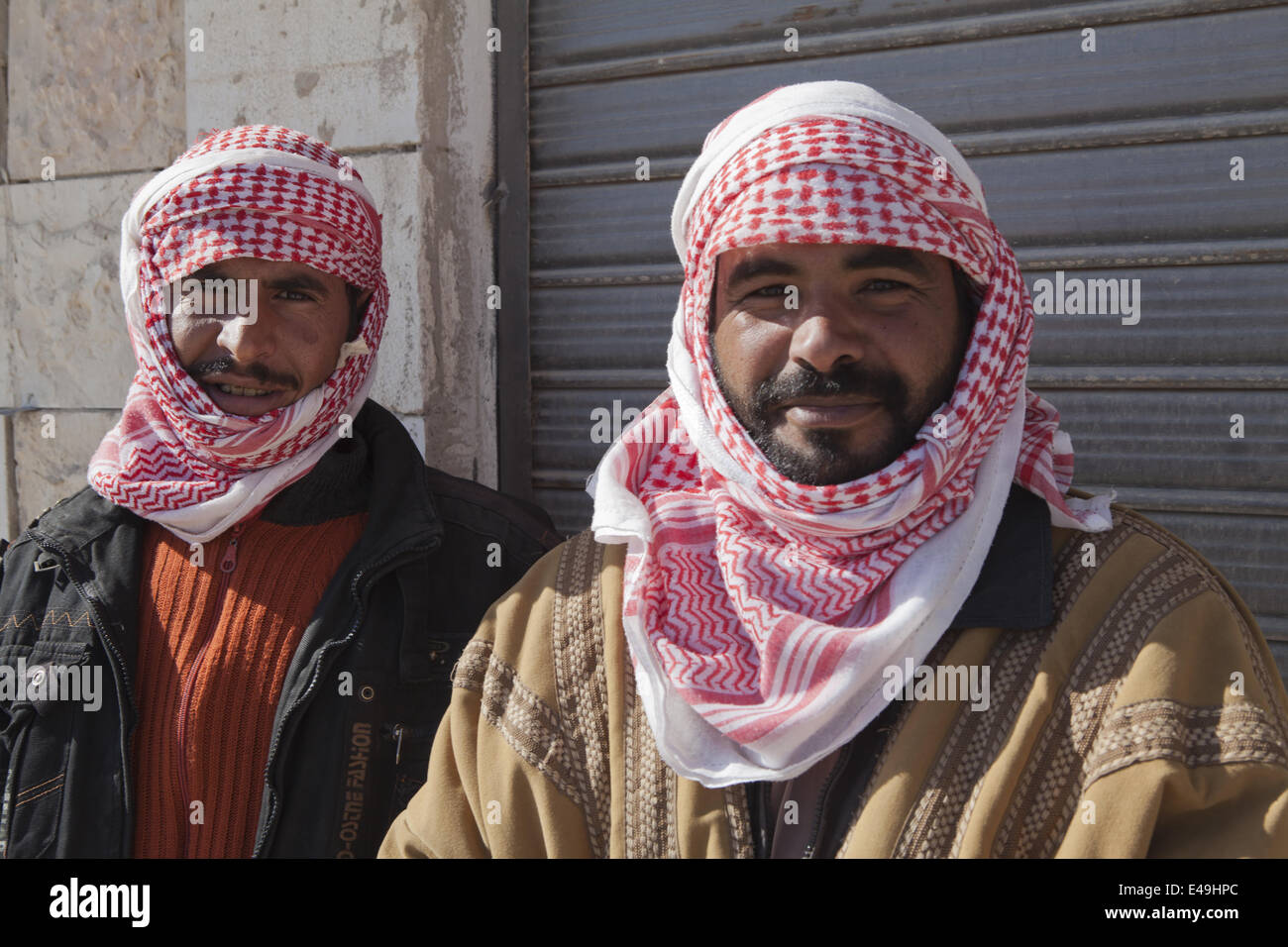 Arabische Menschen, Umm Ar-Rasas, Jordanien Stockfotografie - Alamy