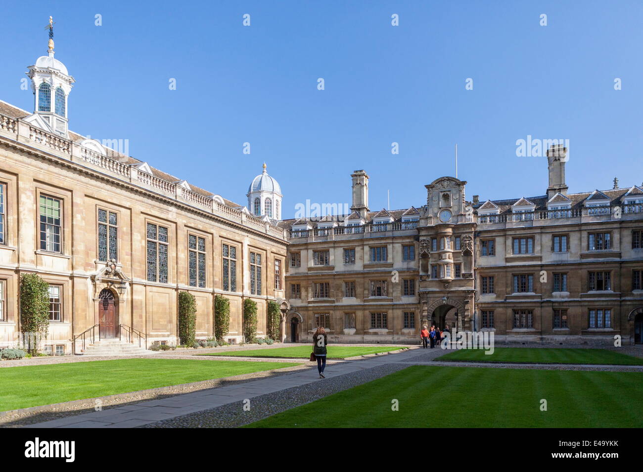 Hof, Clare College, Cambridge, Cambridgeshire, England, Vereinigtes Königreich, Europa Stockfoto