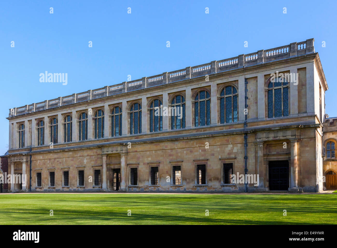 Die Wren Library ab Rücken, Cambridge, Cambridgeshire, England, Vereinigtes Königreich, Europa Stockfoto