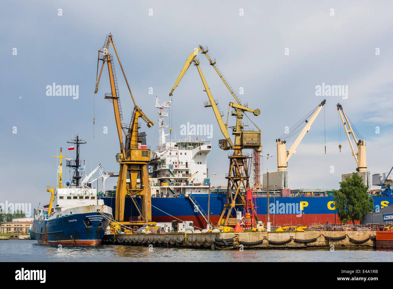 Die einst kommunistischen kontrollierten Danziger Werften, Heimat von Solidarität Bewegung, Gdansk, Polen, Europa Stockfoto