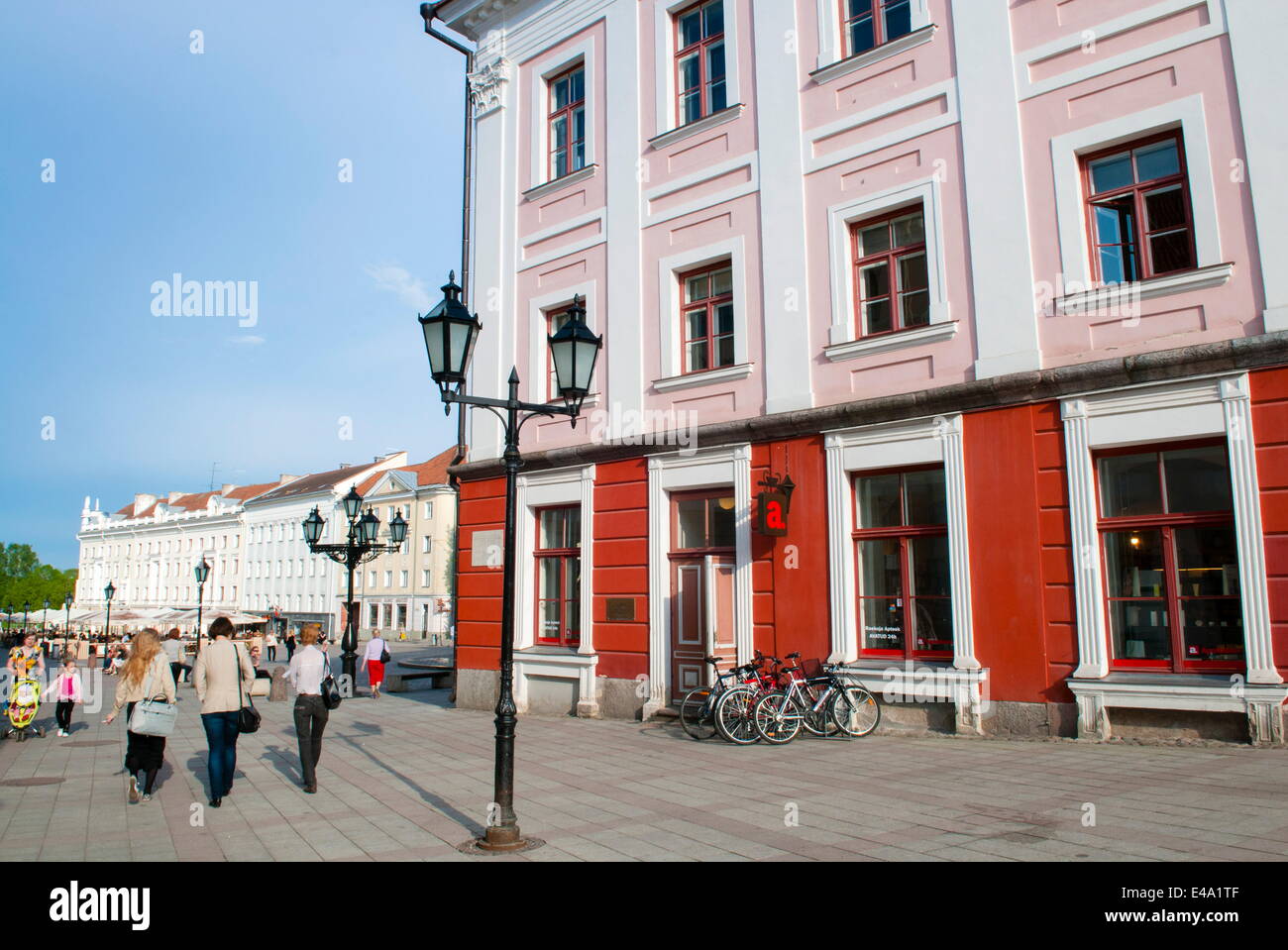 Rathaus, Raekoja Square (Raekoja Plats), Tartu, Estland, Baltikum, Europa Stockfoto