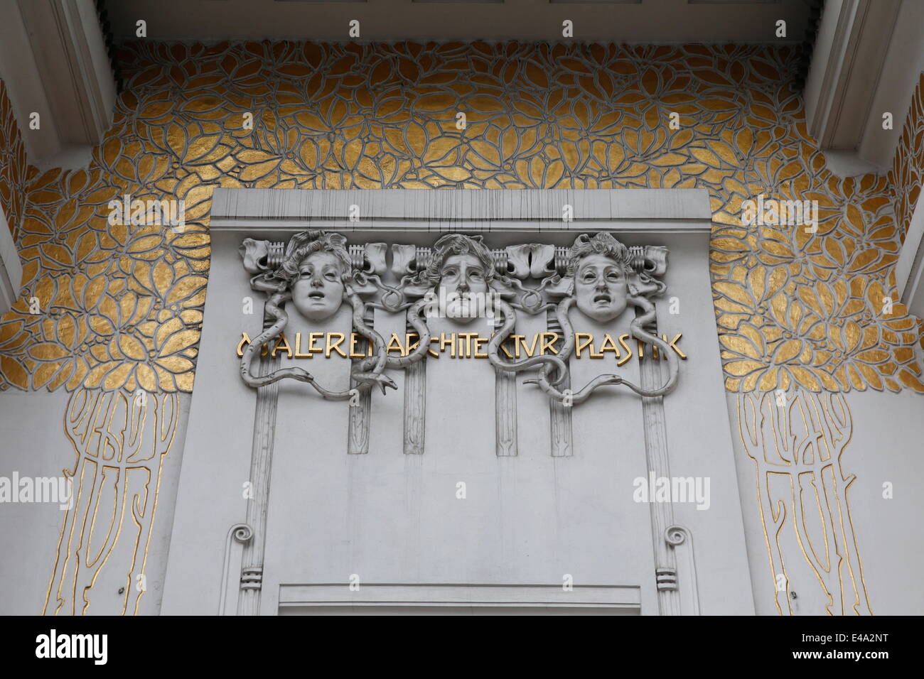 Gebäude der Secession 1897, Wien, Österreich, Europa von Olbrich entworfen Stockfoto