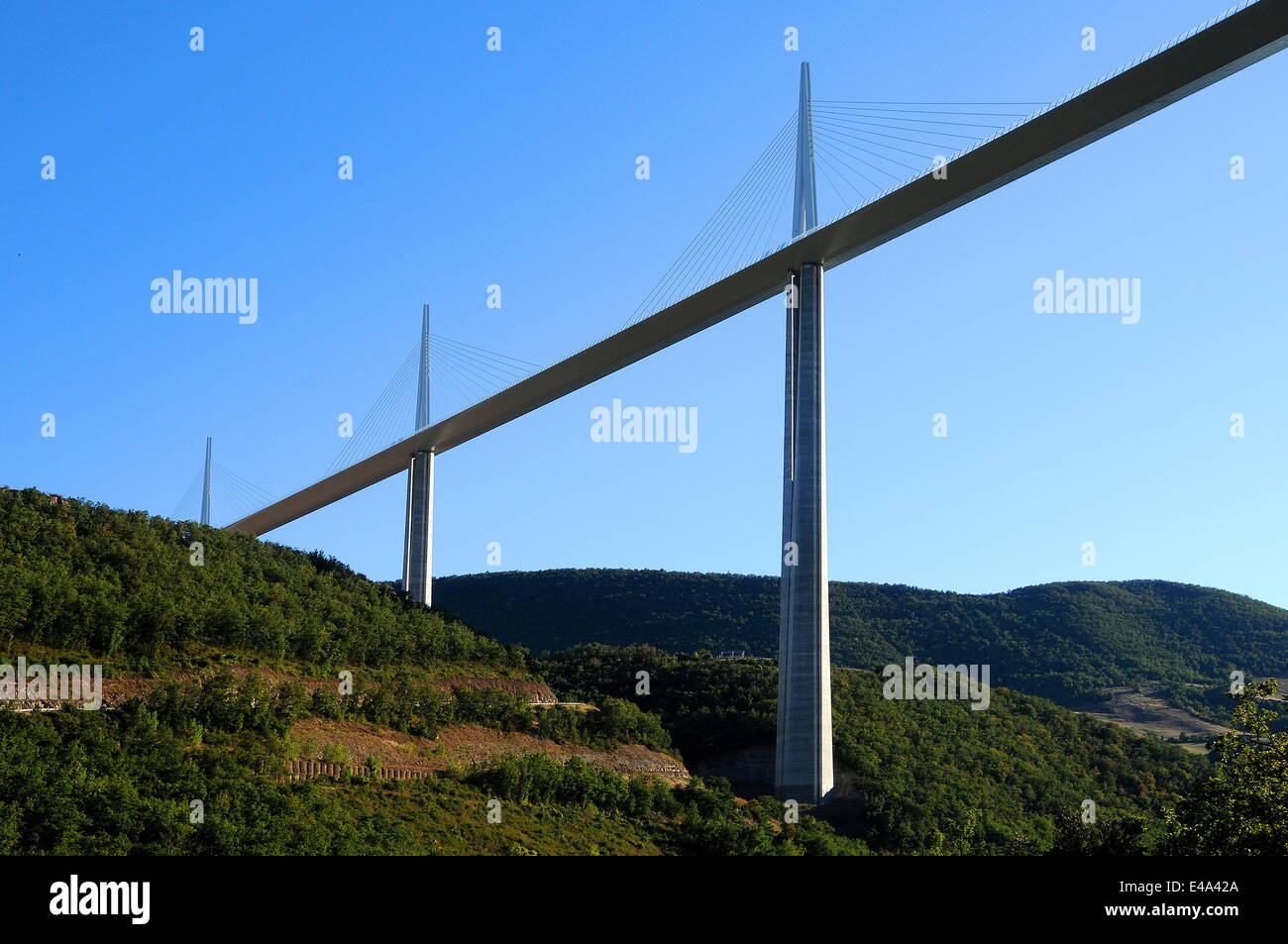 MillauViadukt in Frankreich, Aveyron, Frankreich, Südeuropa