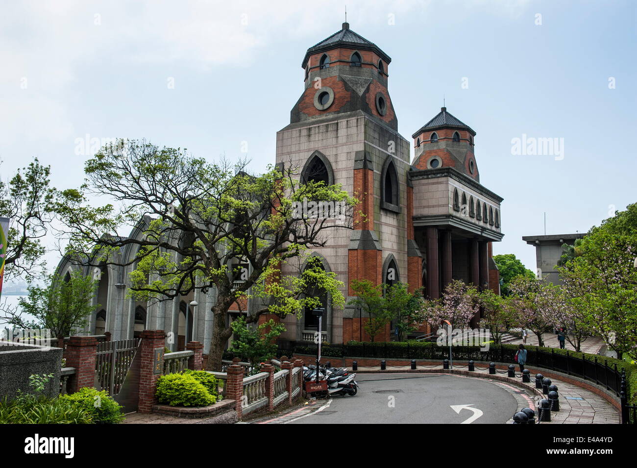 Oxford College im Vorort Alethia Universität, Danshui, Taipeh, Taiwan, Asien Stockfoto