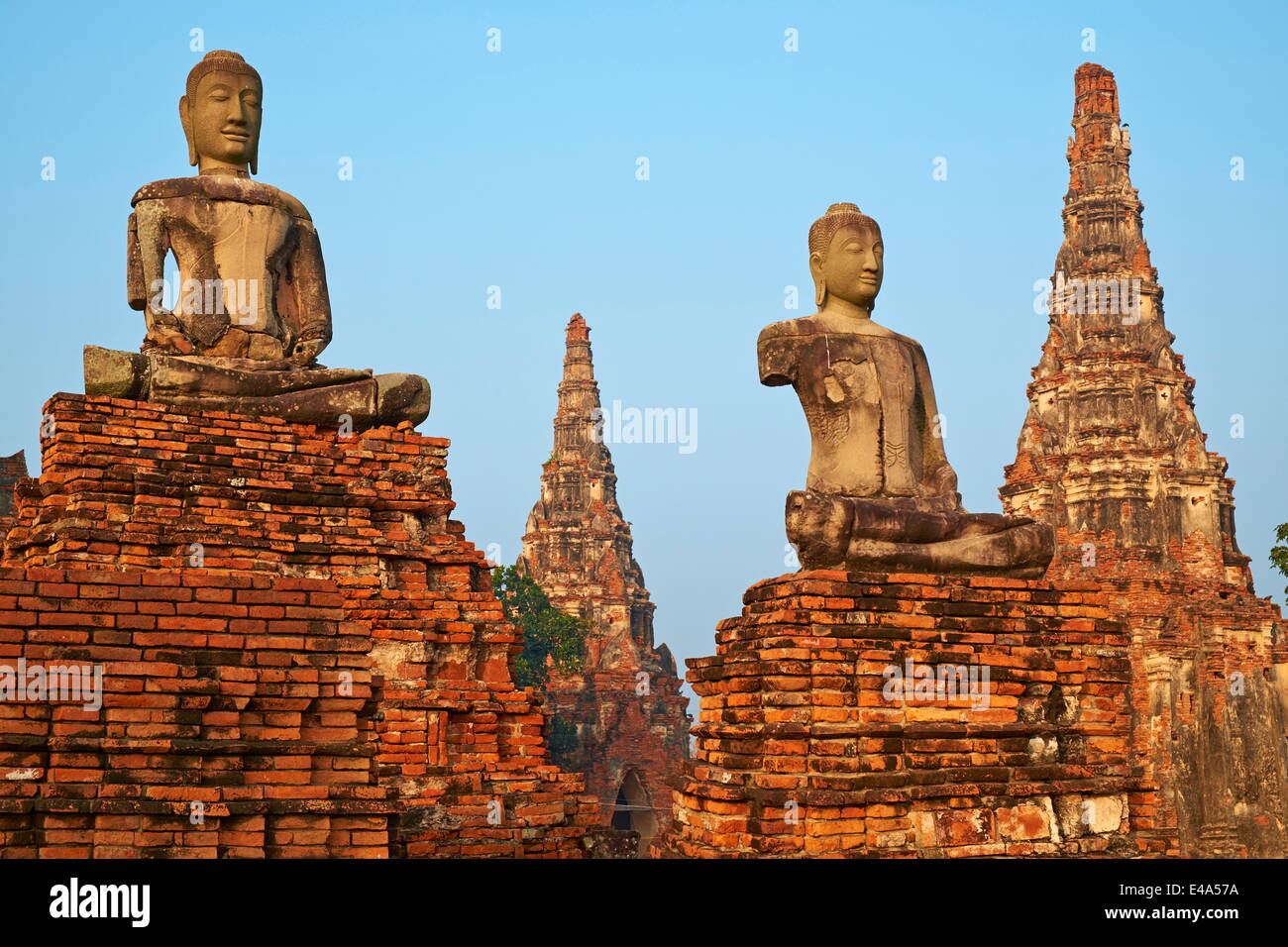 Wat Chai Wattanaram, Ayutthaya Historical Park, UNESCO World Heritage Site, Ayutthaya, Thailand, Südostasien, Asien Stockfoto