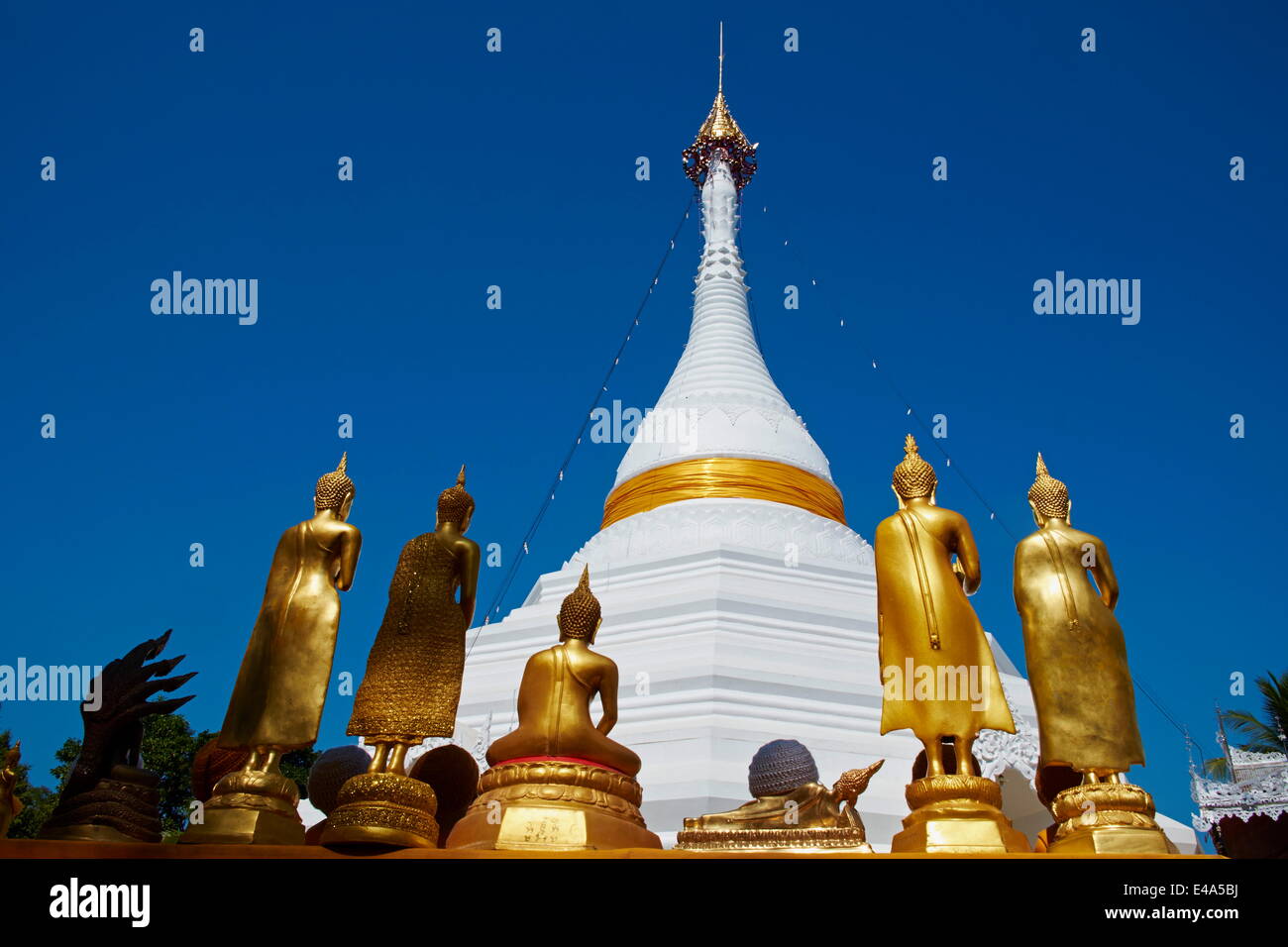 Wat Phra dieses Doi Kong Mu, Mae Hong Son, Thailand, Südostasien, Asien Stockfoto