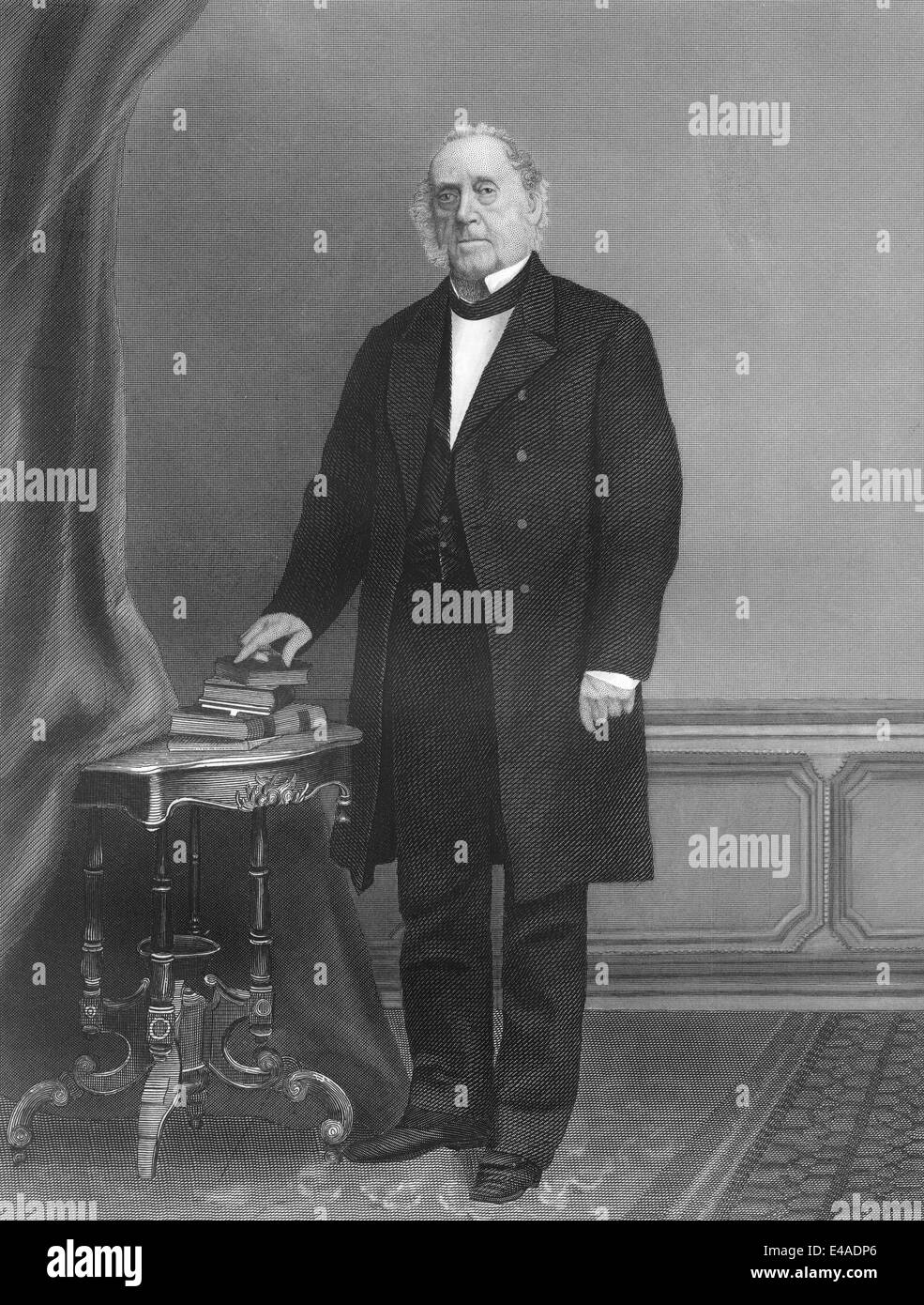Valentine Mott, 1785-1865, ein amerikanischer Chirurg, Valentine Mott, 1785-1865 Stockfoto