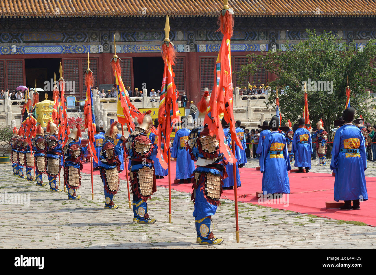 traditionelle Zeremonie Changling China Stockfoto