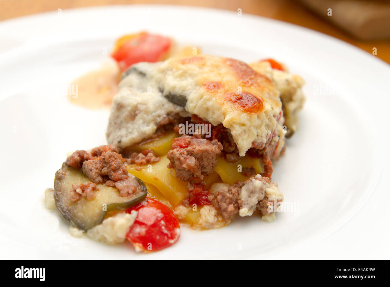 Moussaka Stockfoto