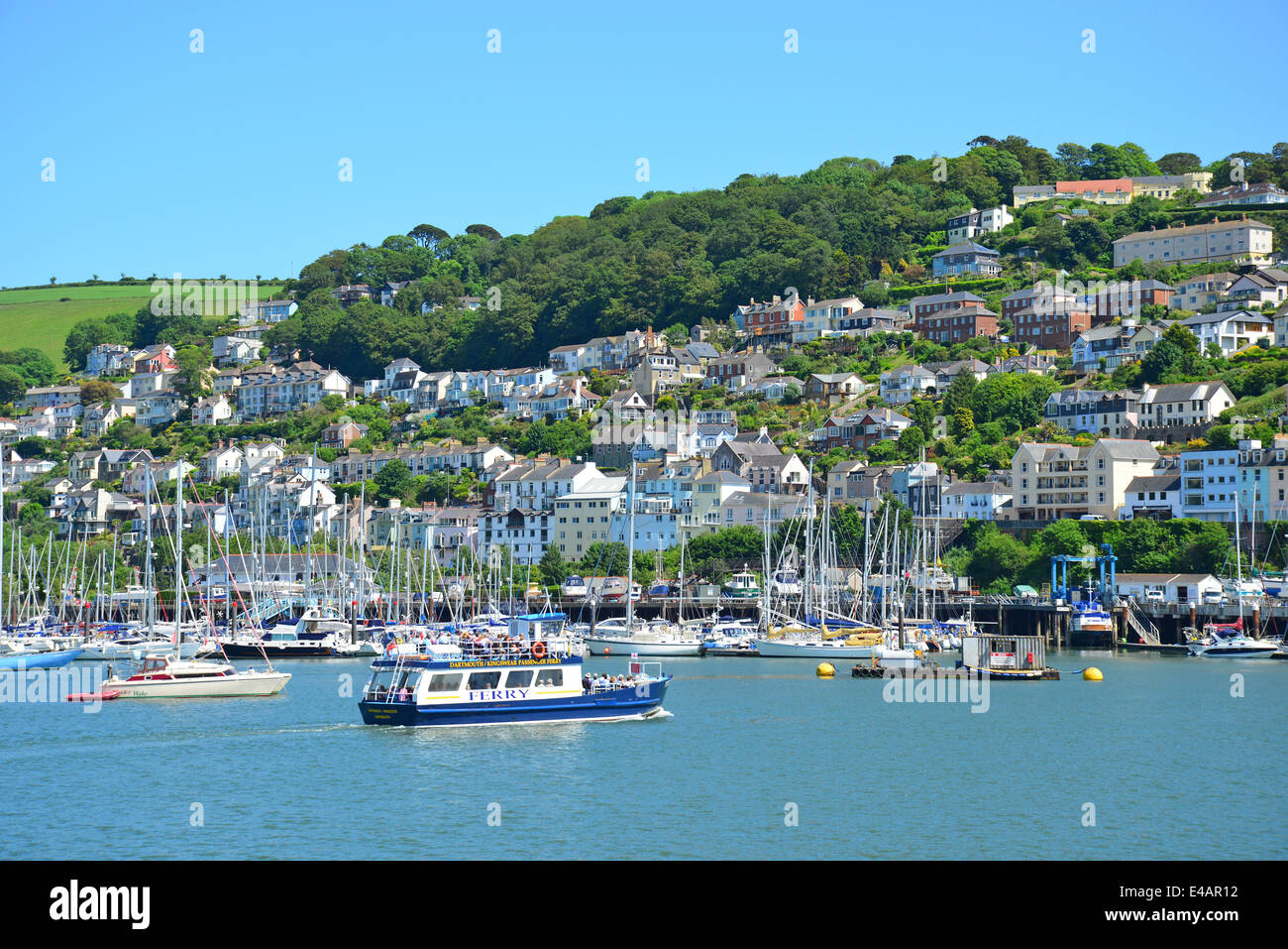 Dartmouth Harbour, Dartmouth, South Hams District, Devon, England, Vereinigtes Königreich Stockfoto