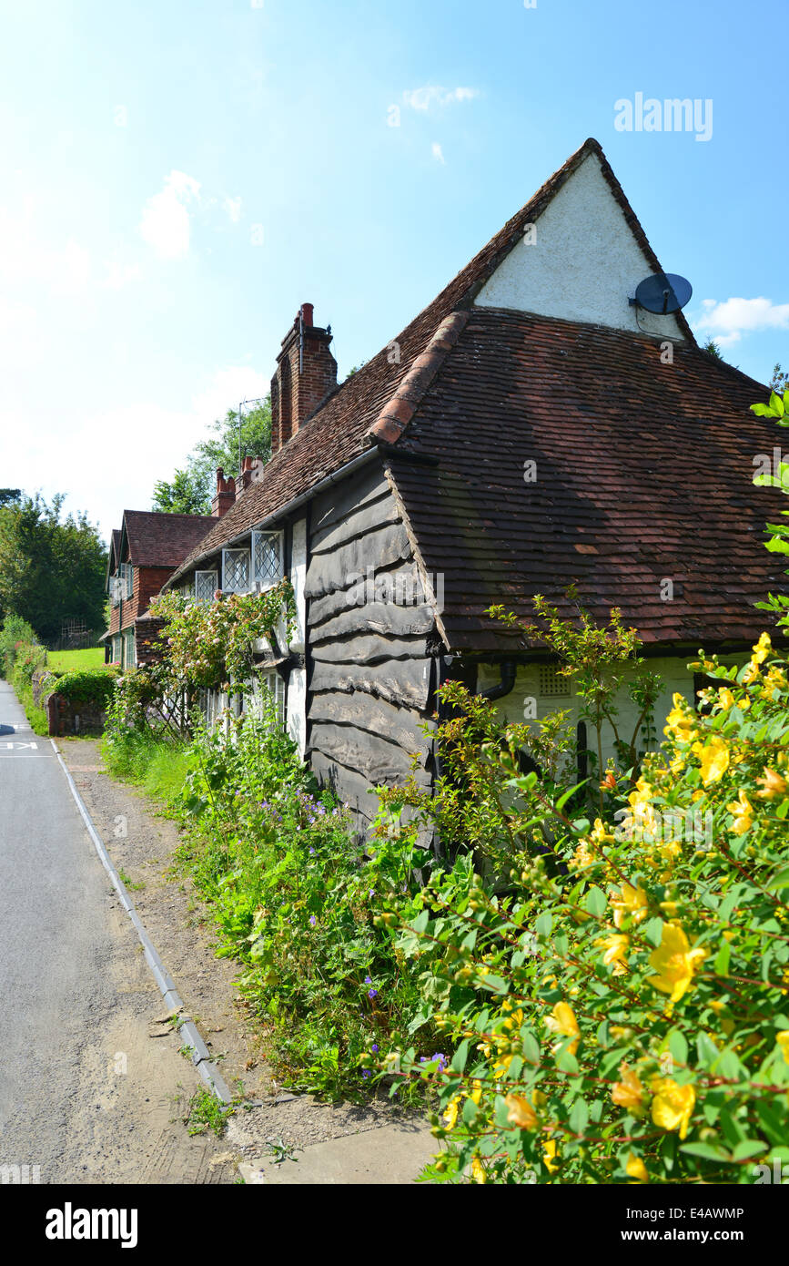 Periode Hütte, Upper Street, Shere, Surrey, England, Vereinigtes Königreich Stockfoto