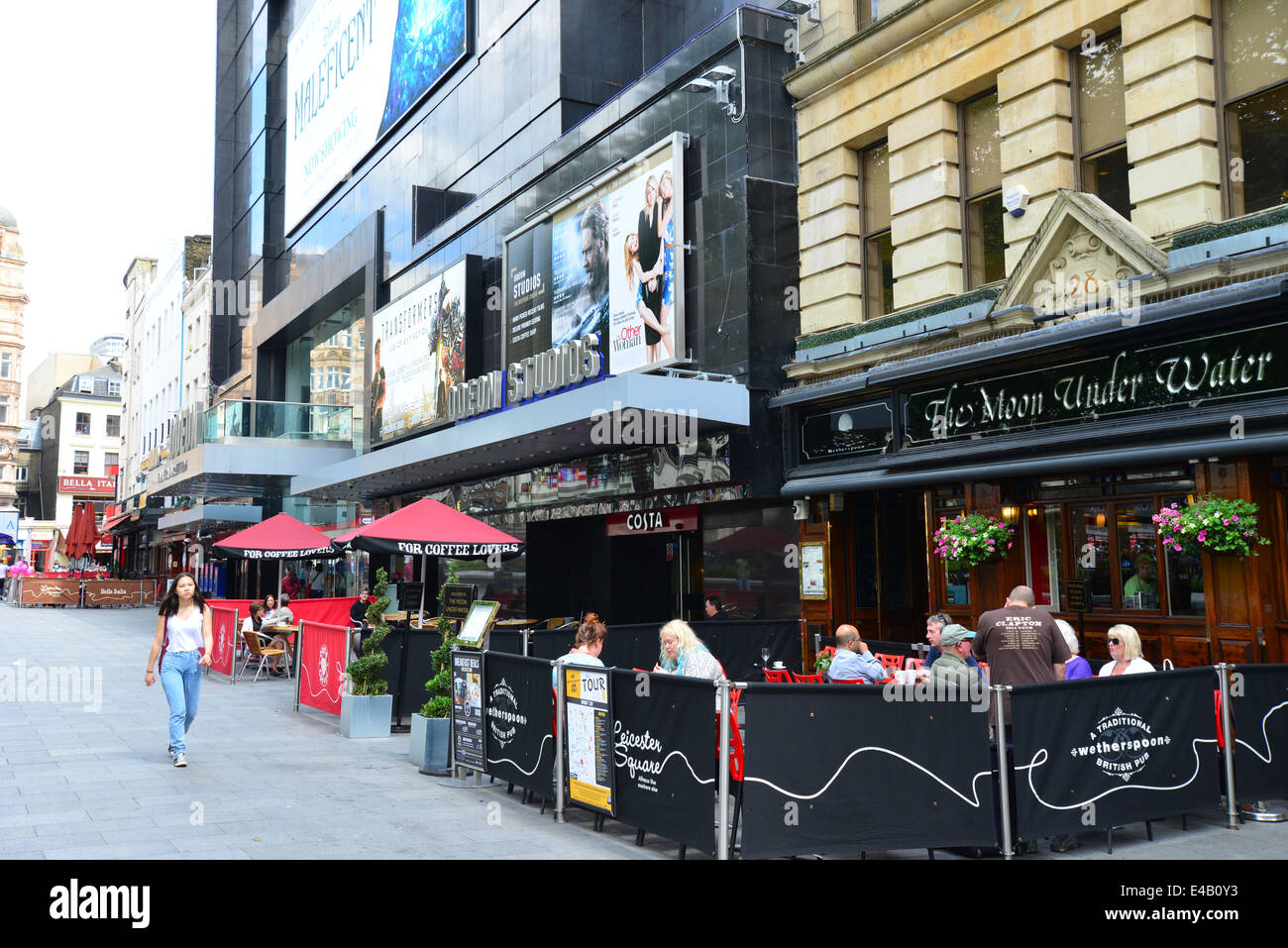 Odeon Theater, Leicester Square, West End, City of Westminster, London, Vereinigtes Königreich Stockfoto