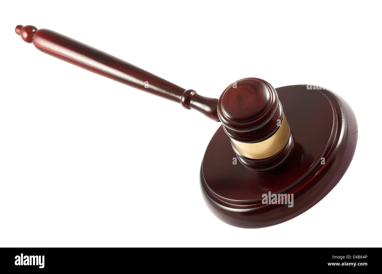 Holz braun Hammer Stockfoto