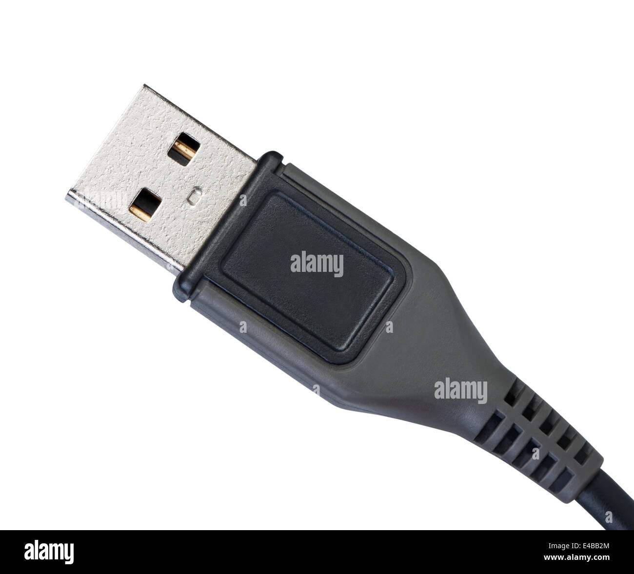 USB-Stecker Nahaufnahme. Stockfoto