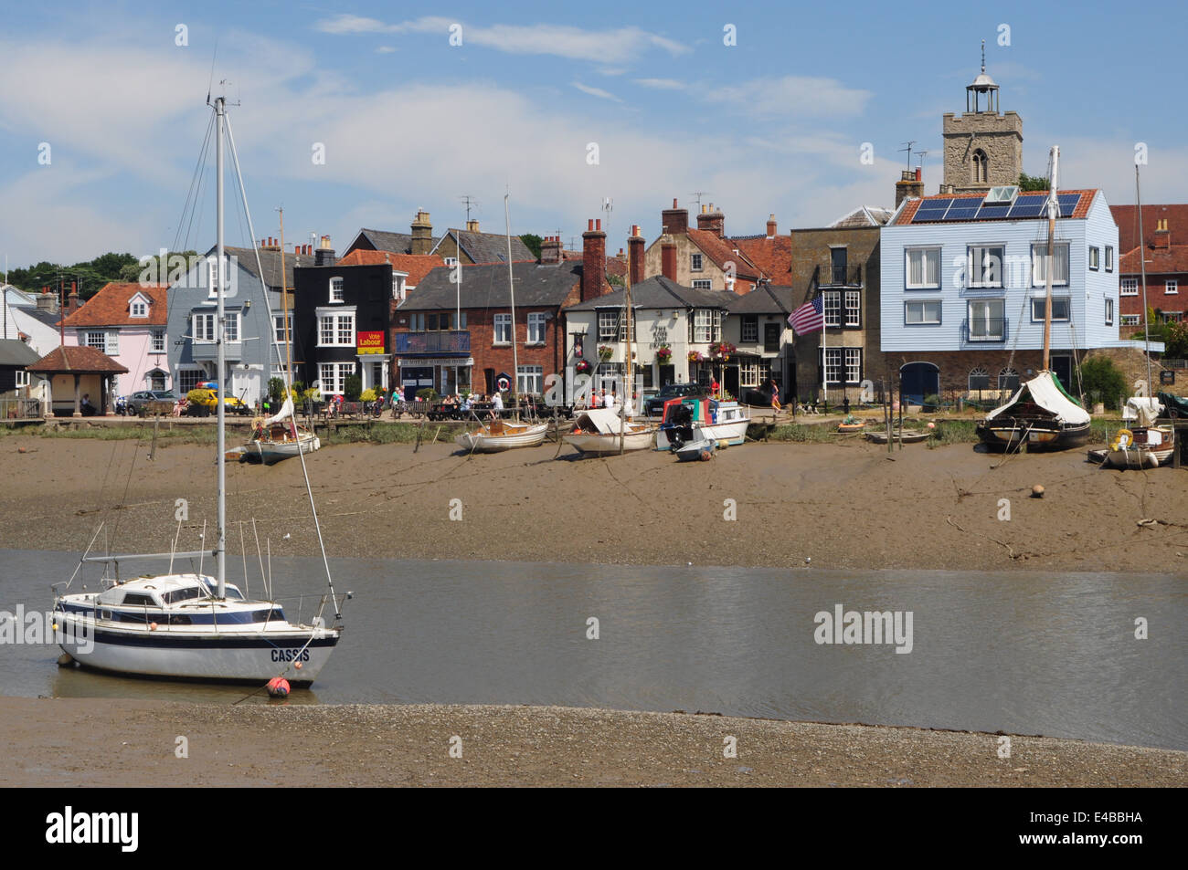 Wivenhoe auf dem Fluss Colne Essex Stockfoto