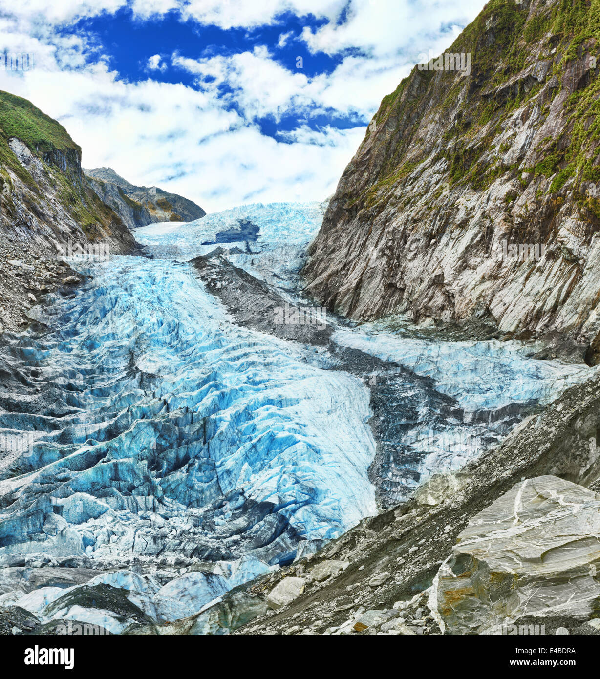 Franz Josef Gletscher Stockfoto