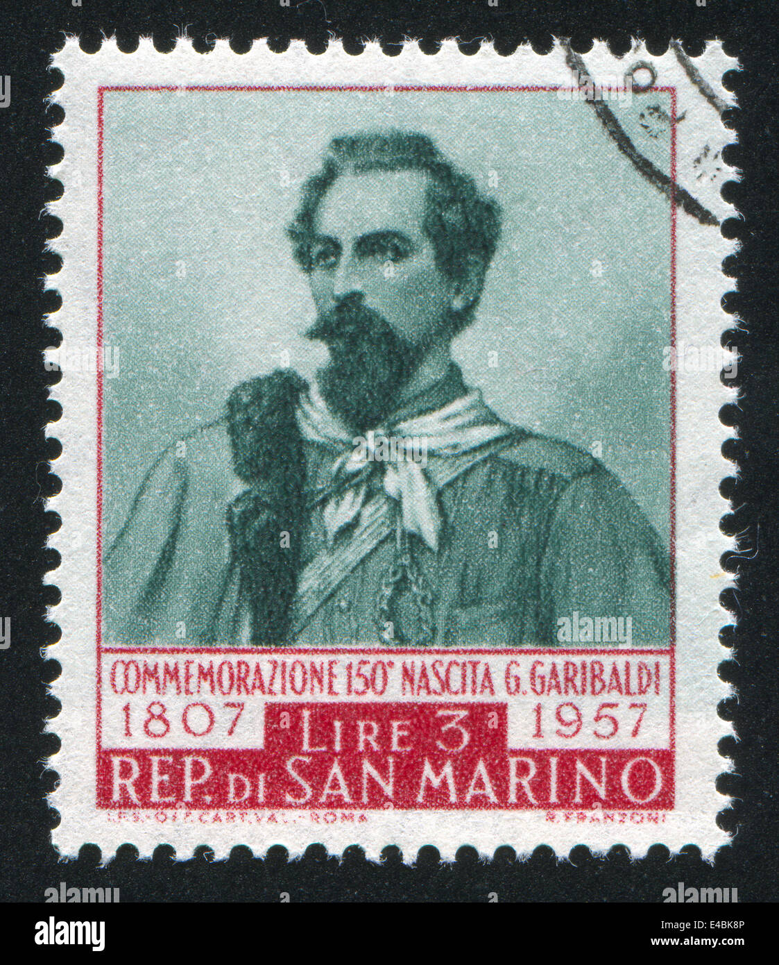 Giuseppe Garibaldi Stockfoto