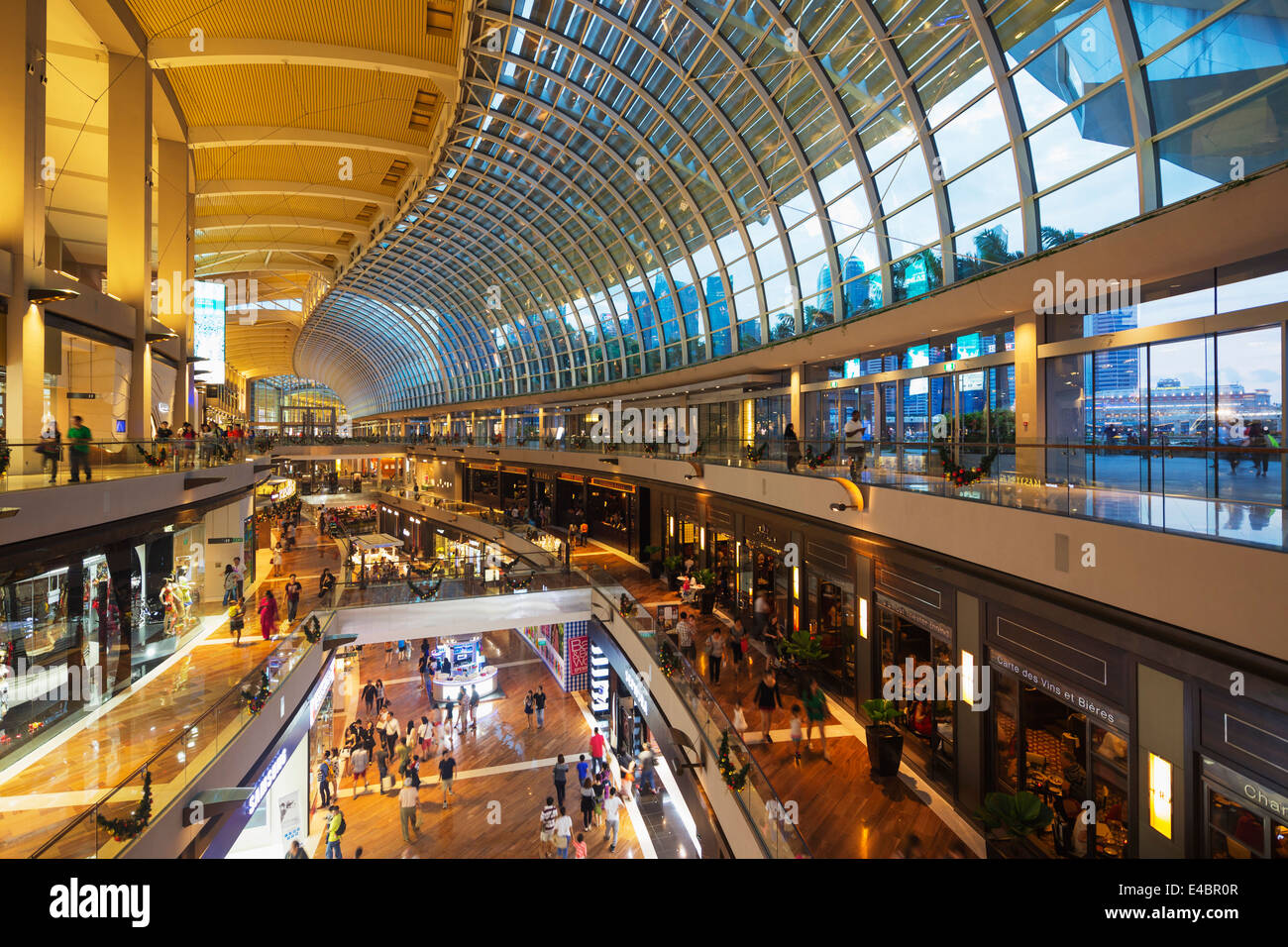 Süd-Ost-Asien, Singapur, Marina Bay Sands Mall Stockfoto