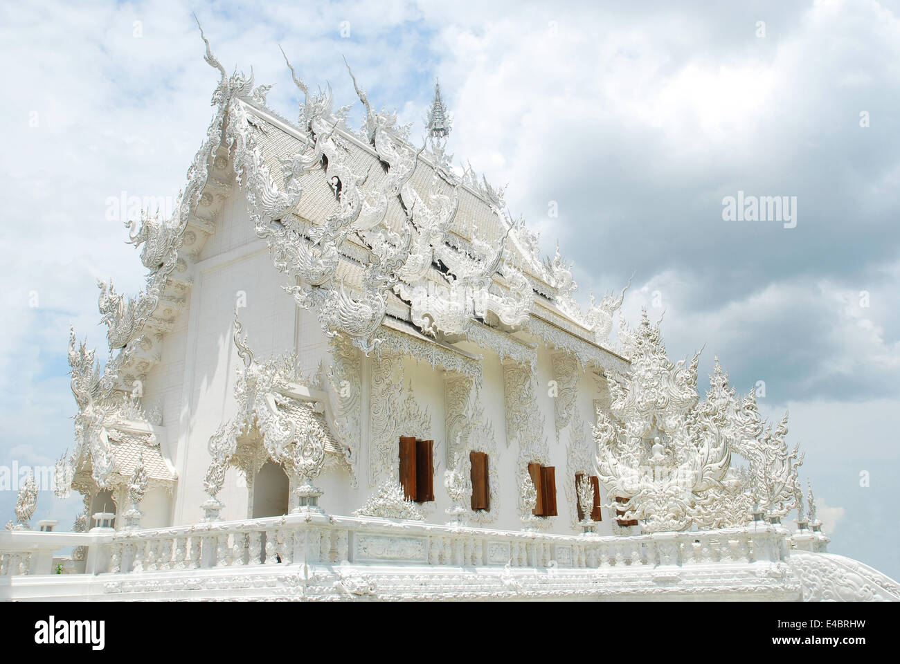 Wat Rong Khun Thai Dekoration Stockfoto