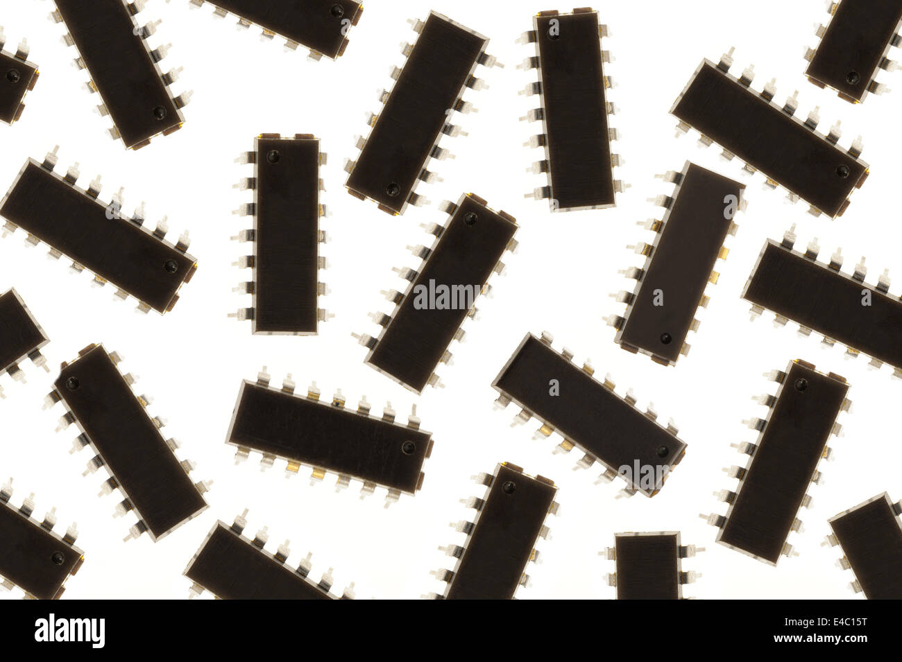 Silikon-Chipsatz Stockfoto