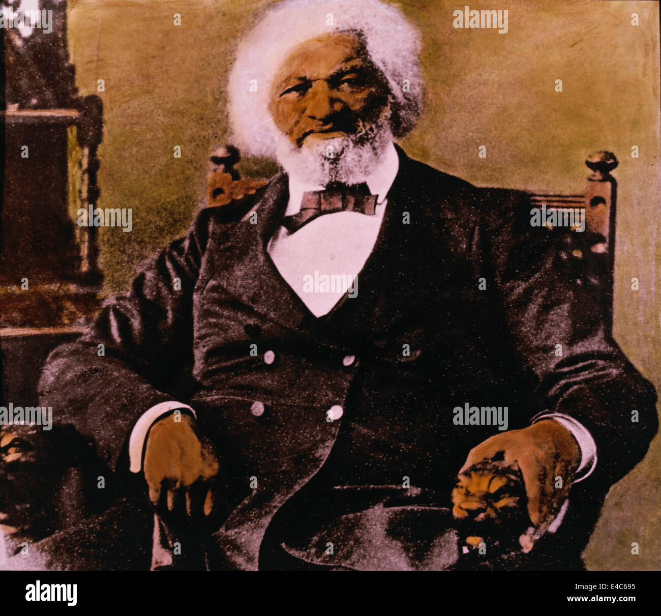 Frederick Douglass (1817-1895), US-amerikanischer Abolitionist, Porträt Stockfoto