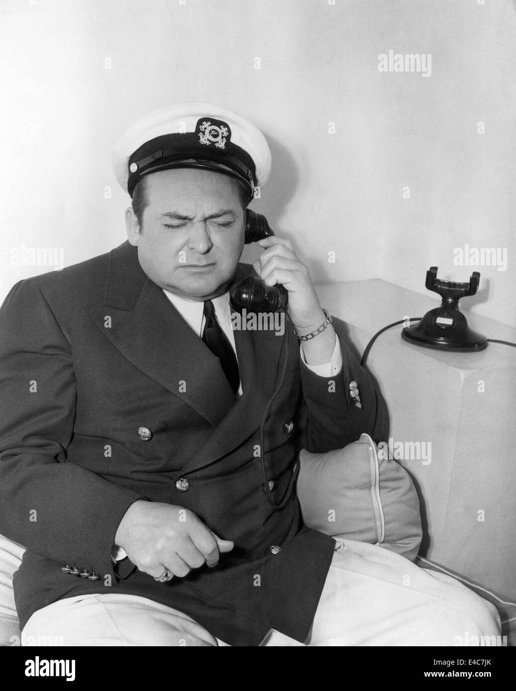 Edward Arnold, US-amerikanischer Schauspieler, der Werbung Portrait, 1941 Stockfoto