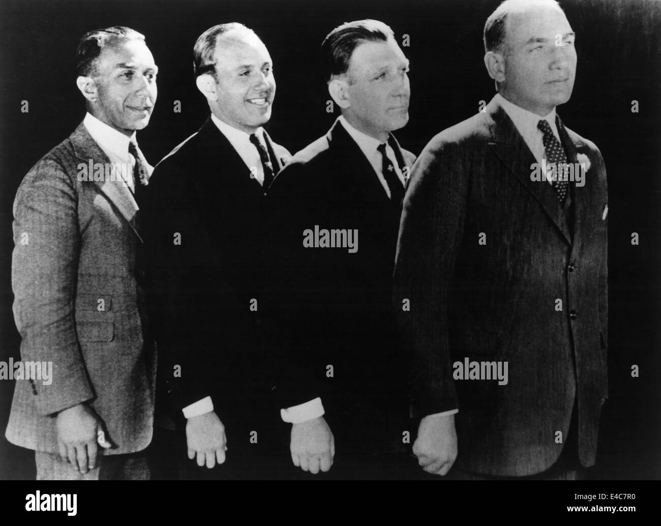 Warner Brothers, Harry, Jack, Sam, und Albert, Film Führungskräfte bei Warner Brothers Studios, Portrait, ca. 1920 Stockfoto