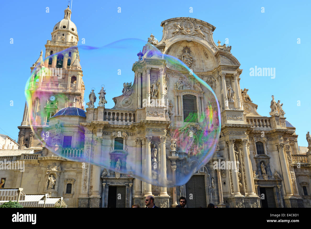 Große Blase, Kathedrale von Murcia, Plaza Cardinal Belluga, Murcia, die Region Murcia, Königreich Spanien Stockfoto