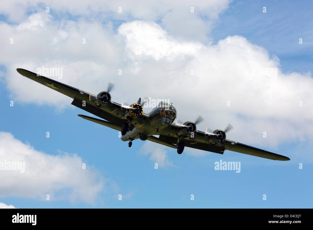 B-17 Flying Fortress G-BEDF Sally B Stockfoto
