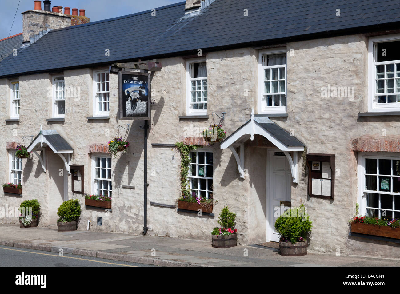Der Farmers Arms Pub, St Davids, Pembrokeshire Stockfoto