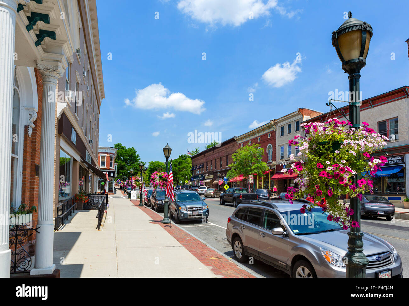 Main Street in Lee, Berkshire County, Massachusetts, USA Stockfoto
