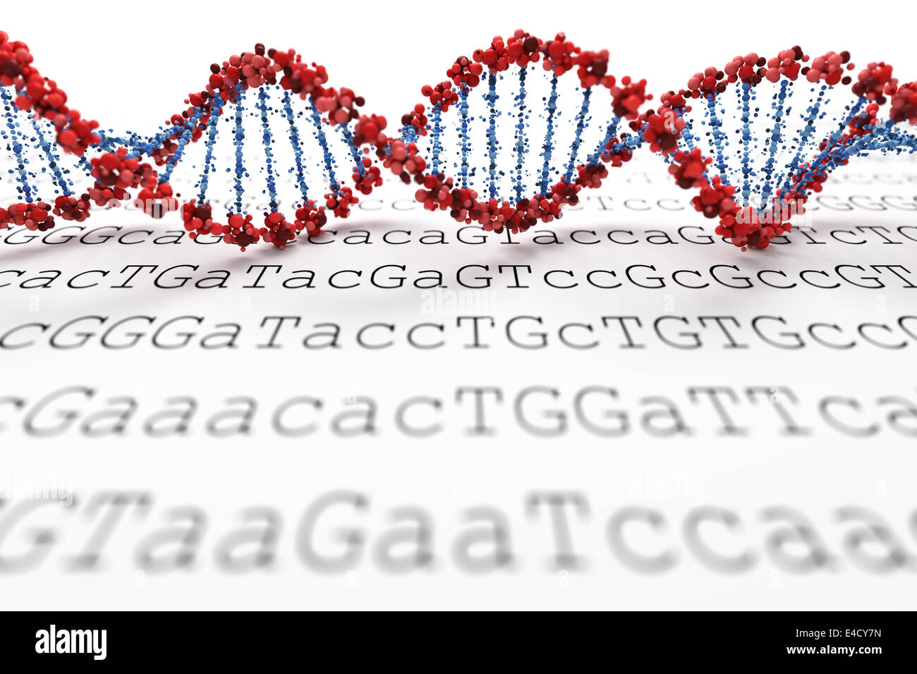 DNA-Hintergrund Stockfoto