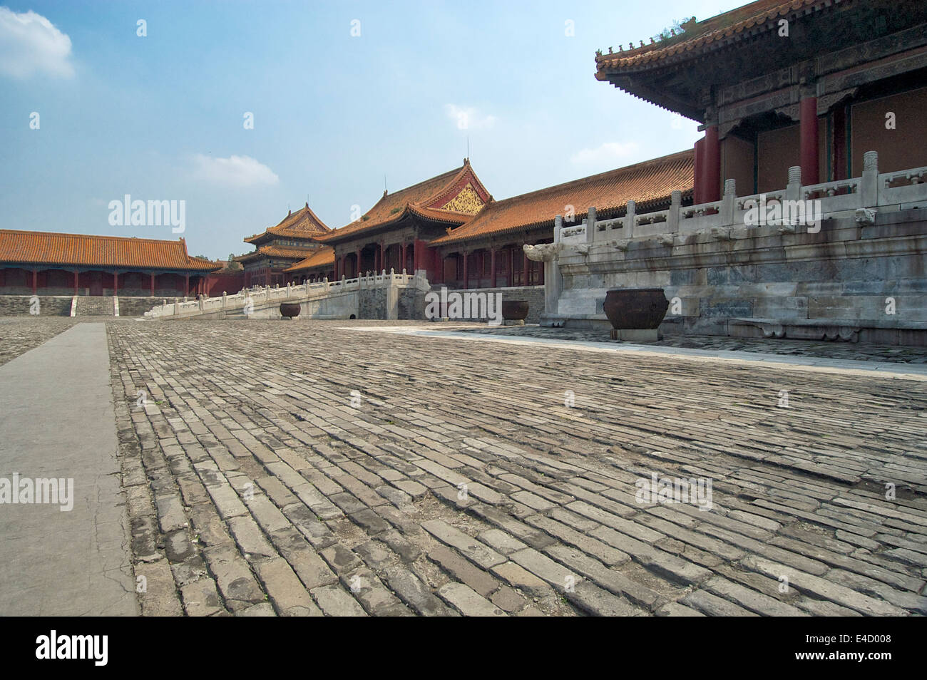 China Peking Kaiserpalast (Gugong lila verbotene Stadt) Stockfoto