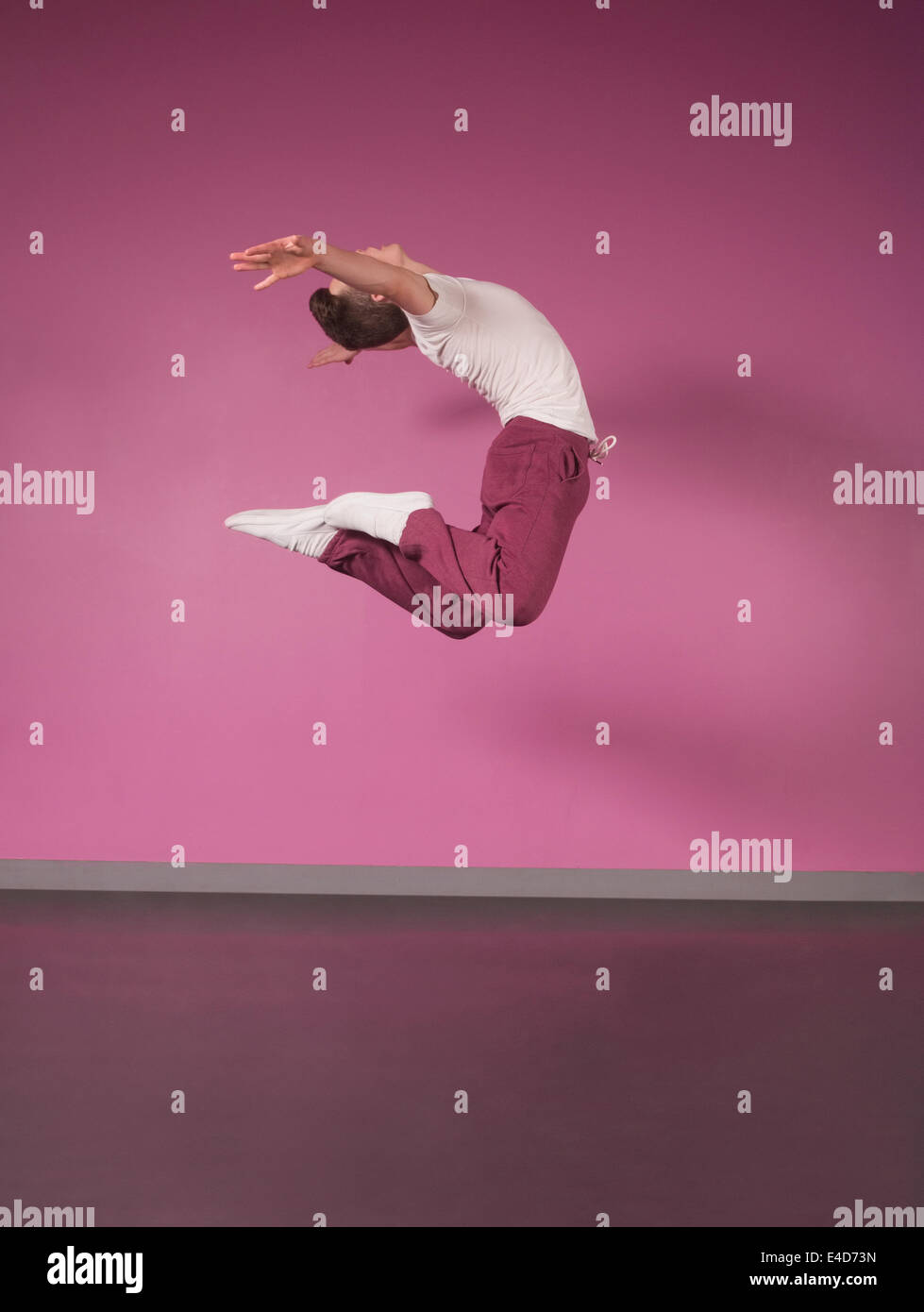 Cool Break Dancer sprang Stockfoto