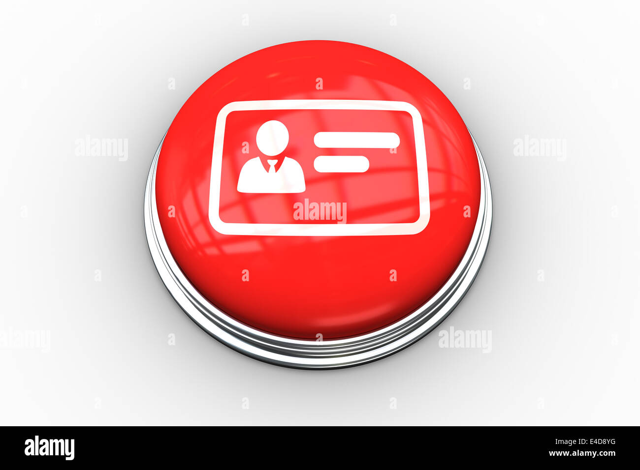 Zusammengesetztes Bild der Visitenkarte Grafik anklicken Stockfoto