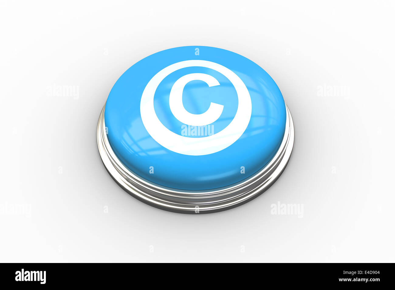 Zusammengesetztes Bild copyright-Symbol Grafik anklicken Stockfoto