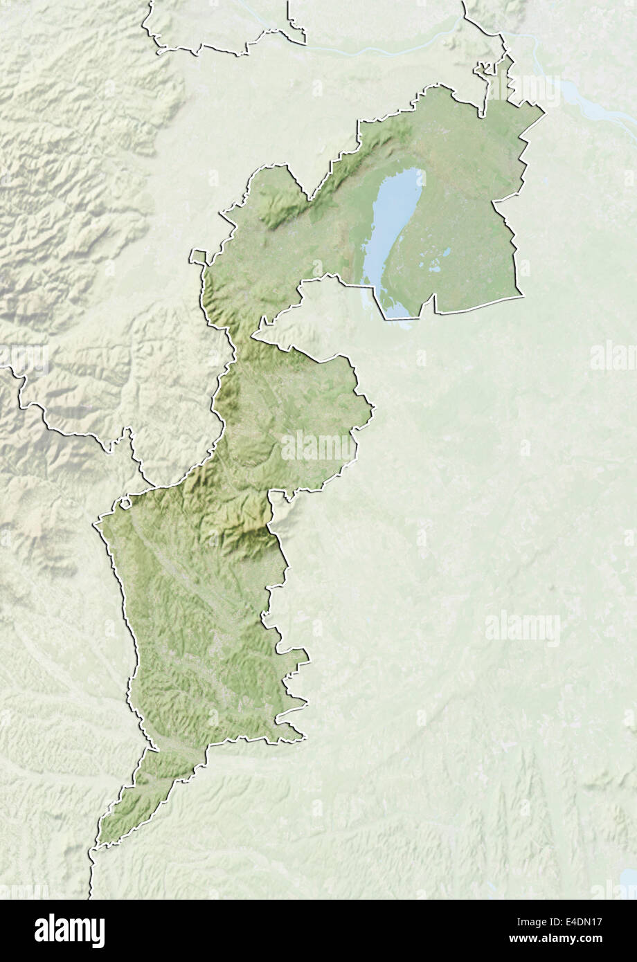 Mappa di burgenland Fotos und Bildmaterial