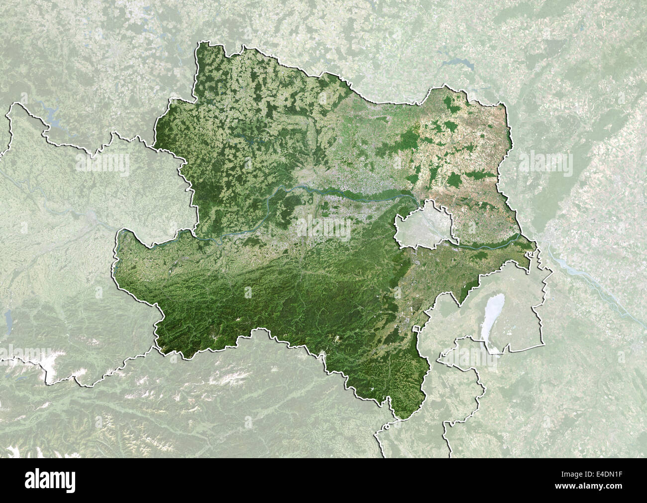 Niederösterreich Karte Stockfotos und -bilder Kaufen - Alamy