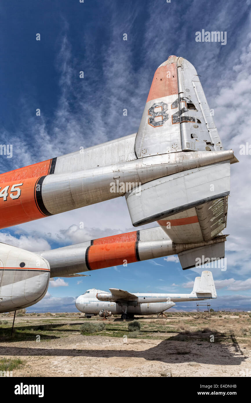 Flugzeug-Friedhof Stockfoto