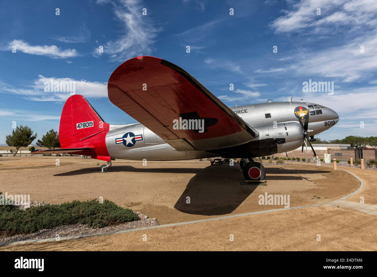 Curtiss C46 Commando Stockfoto